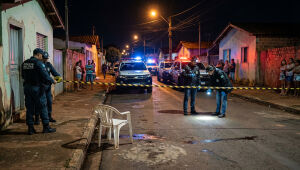 Polícia investiga homicídio ocorrido na noite de quinta-feira no bairro Parque do Lageado, em Campo Grande.