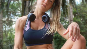 A nutricionista Flávia Bueno sofreu lesões graves durante mergulho na Praia de Maresias, em São Sebastião, litoral norte de São Paulo