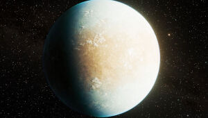 Conceito artístico do candidato a exoplaneta HD 137010 b 