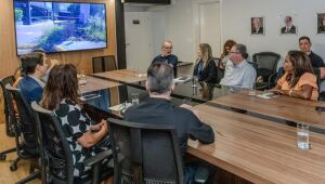 Fecomércio MS reúne prefeitura e entidades empresariais para planejar força-tarefa de limpeza e fiscalização no centro de Campo Grande.