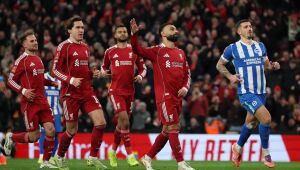 Liverpool derrota o Brighton e avança às oitavas de final da Copa da Inglaterra