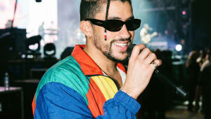Bad Bunny faz sua primeira apresentação no Brasil com dois shows no Allianz Parque, em São Paulo.