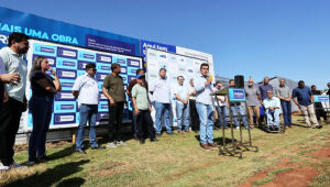 Construção do CAPS AD III começou nesta quinta-feira no Jardim Novo Horizonte, em Dourados.