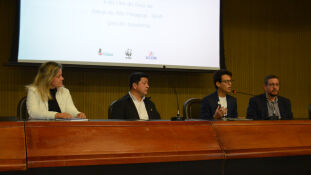Taís Azambuja Caramori, Jamón Ojeda, Cássio Bernardino e Fábio Ayres