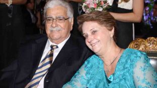 Pedro Pedrossian  e a esposa Maria Aparecida Pedrossian