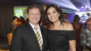 Os advogados, Edgar e a esposa, Telma Marcon