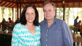 A fonoaudiologa Paola e o marido, dentista, Jose Ricardo Tortorelli