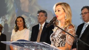 Mariana Zauith em seu discurso