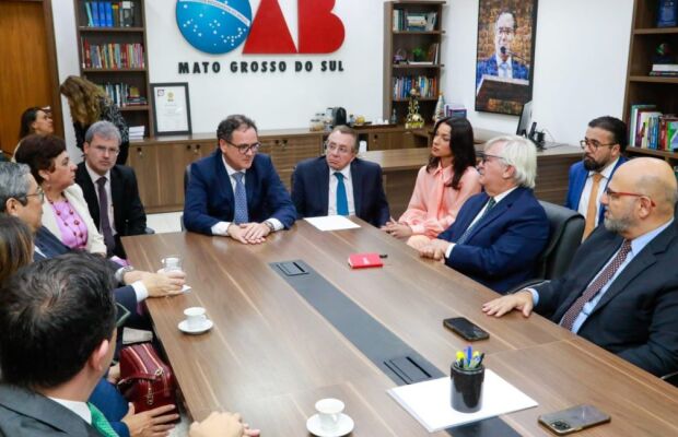 Bitto Pereira assume protagonismo na advocacia sul-mato-grossense com visita do STJ à OAB/MS