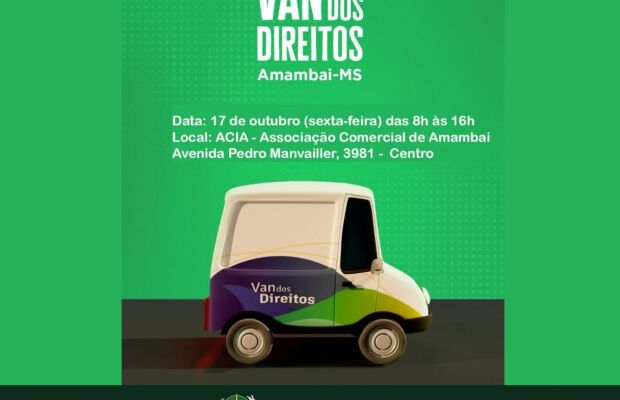 Justiça Itinerante leva serviços jurídicos gratuitos à população de Amambai nesta sexta-feira