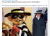 Hamburgler ou primeira-dama? Chapéu de Melania vira tema de brincadeira com personagem clássico de fast-food.
