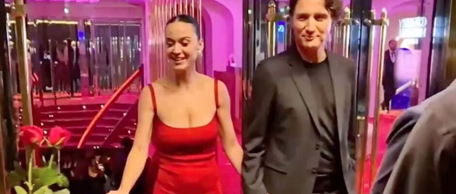 Katy Perry e Justin Trudeau aparecem de mãos dadas em Paris e assumem romance