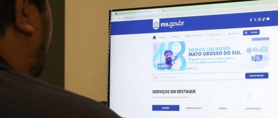 MS sobe ao 9º lugar em ranking nacional de serviços públicos digitais