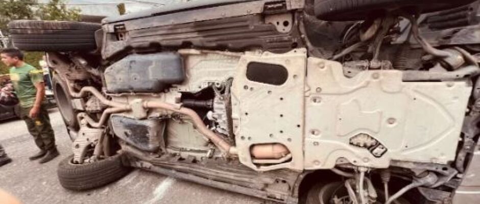 Deiveson Figueiredo capota carro em acidente em Belém e tranquiliza fãs: 'Foi um livramento'