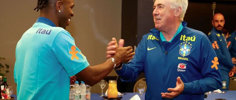 Ancelotti projeta Brasil líder do grupo e mira vitórias nos três jogos da fase inicial da Copa