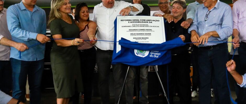 Governo de MS investe R$ 115 milhões em obras e escolas reformadas em Coxim