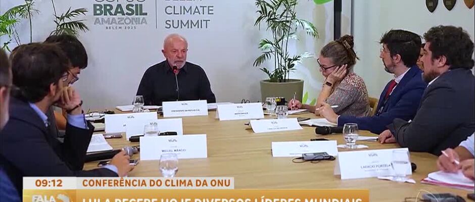 Lula faz reuniões com líderes mundiais antes da cúpula da COP30 em Belém