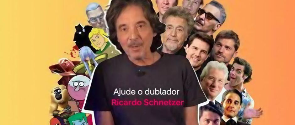 Dublador Ricardo Schnetzer pede ajuda financeira após diagnóstico de esclerose lateral amiotrófica
