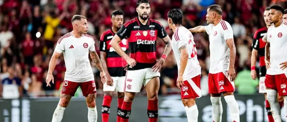 Flamengo empata com o Inter no Maracanã e amplia sequência sem vitórias