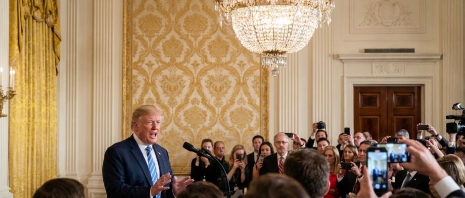 Trump faz evento do Mês da História Negra após polêmica com vídeo racista