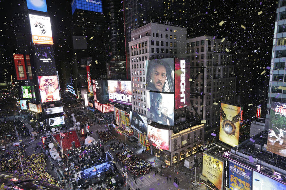 A Times Square Alliance disse que assistir à famosa queda da bola em 2021 será um evento digital para todos