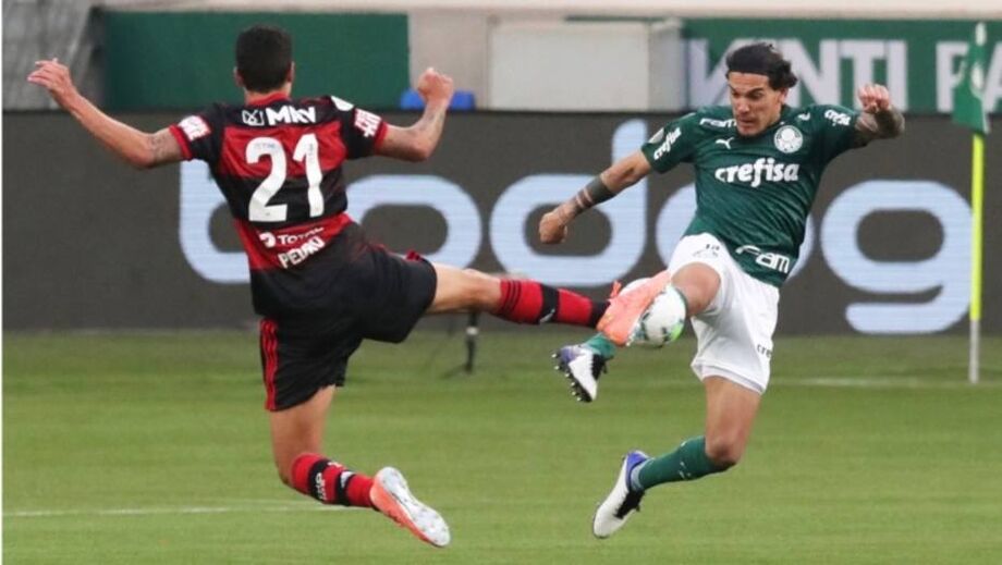 Palmeiras e Flamengo empataram no Allianz Parque após guerra jurídica