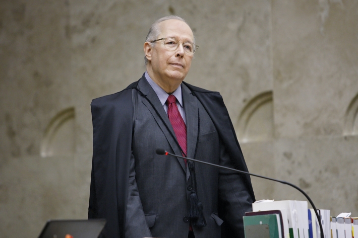 O ministro Celso de Mello, decano do Supremo Tribunal Federal