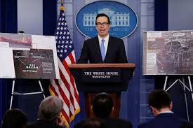 O secretário do Tesouro americano, Steven Mnuchin