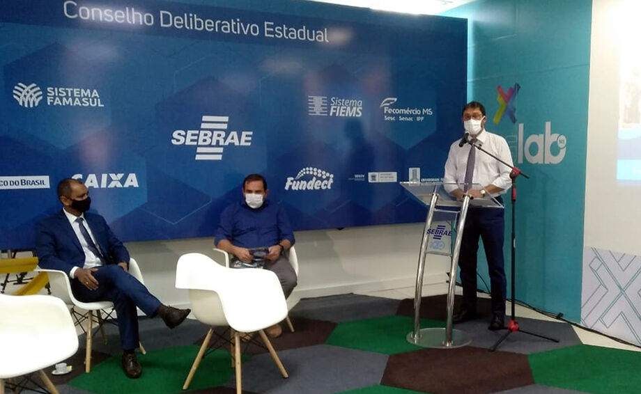Sérgio Longen, durante o lançamento do guia Seja um Candidato Empreendedor - Eleições 2020