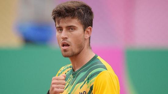 Campeão pan-americano nos Jogos de Lima-2019, o tenista brasileiro João Menezes