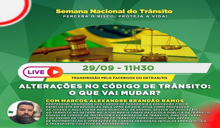 Durante o bate-papo, o entrevistado deverá destacar pontos do Código que podem ser alterados e o andamento do projeto de Lei