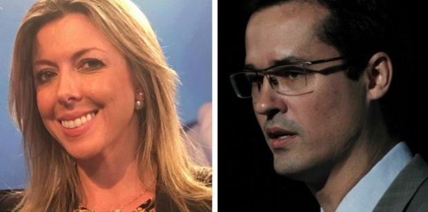 O procurador da República Deltan Dallagnol e a procuradora regional Thamea Danelon.