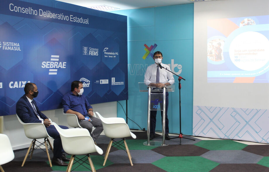 Presidente do Conselho Deliberativo do Sebrae/MS, Sérgio Longen, destaca importância do comprometimento com pequenos negócios