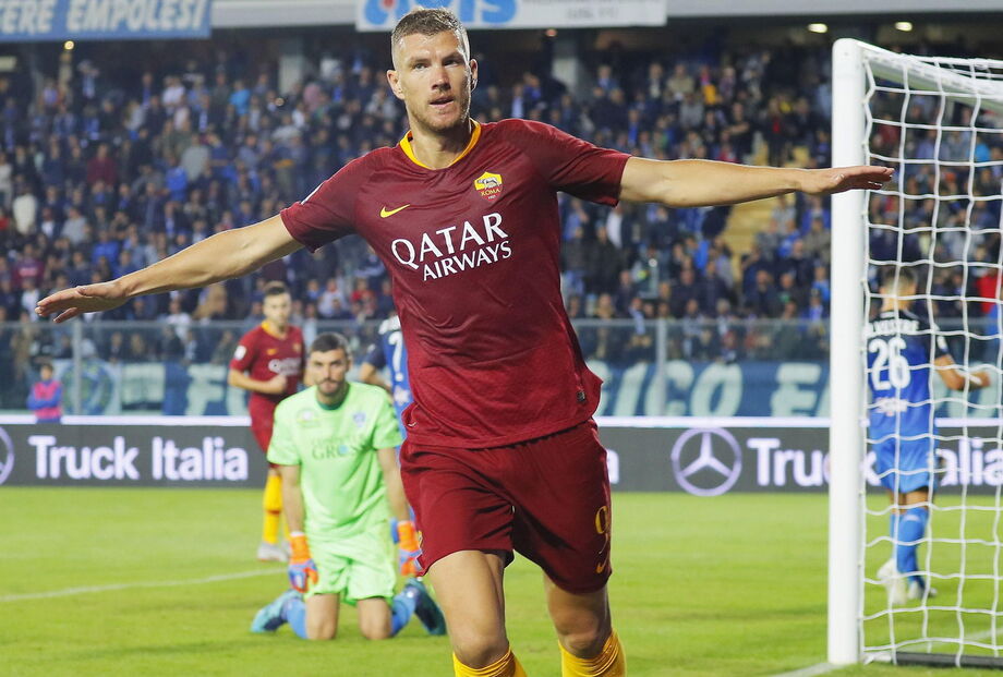 Edin Dzeko, atacante da Roma