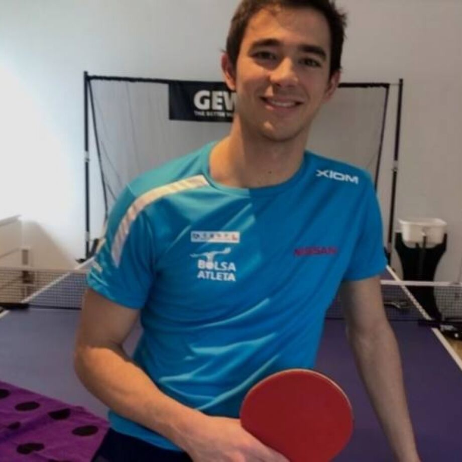 O atleta Hugo Calderano