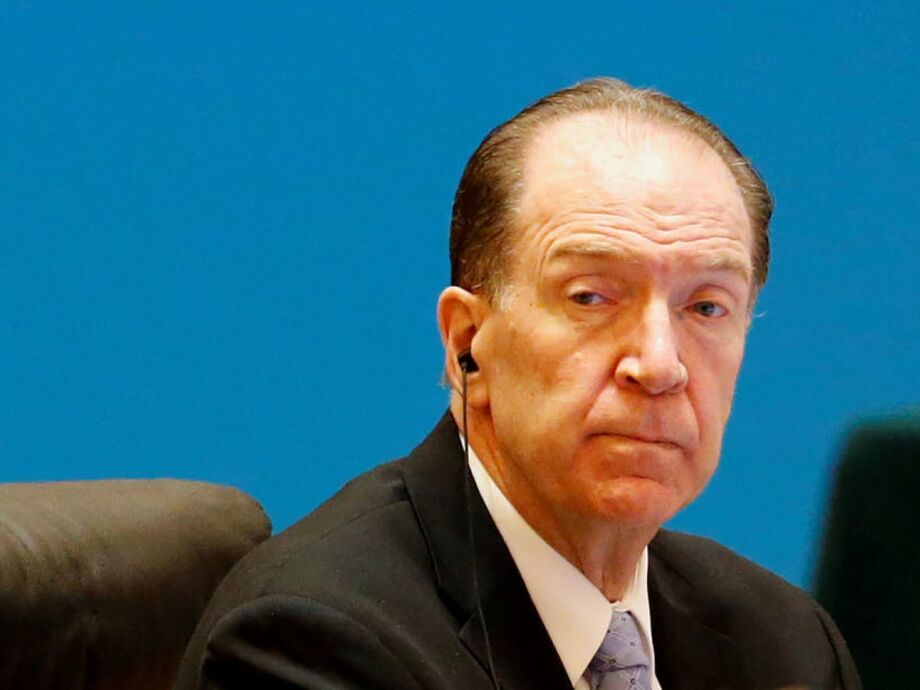 Presidente do Banco Mundial, David Malpass