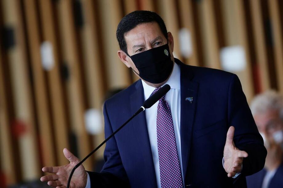 O vice-presidente Hamilton Mourão