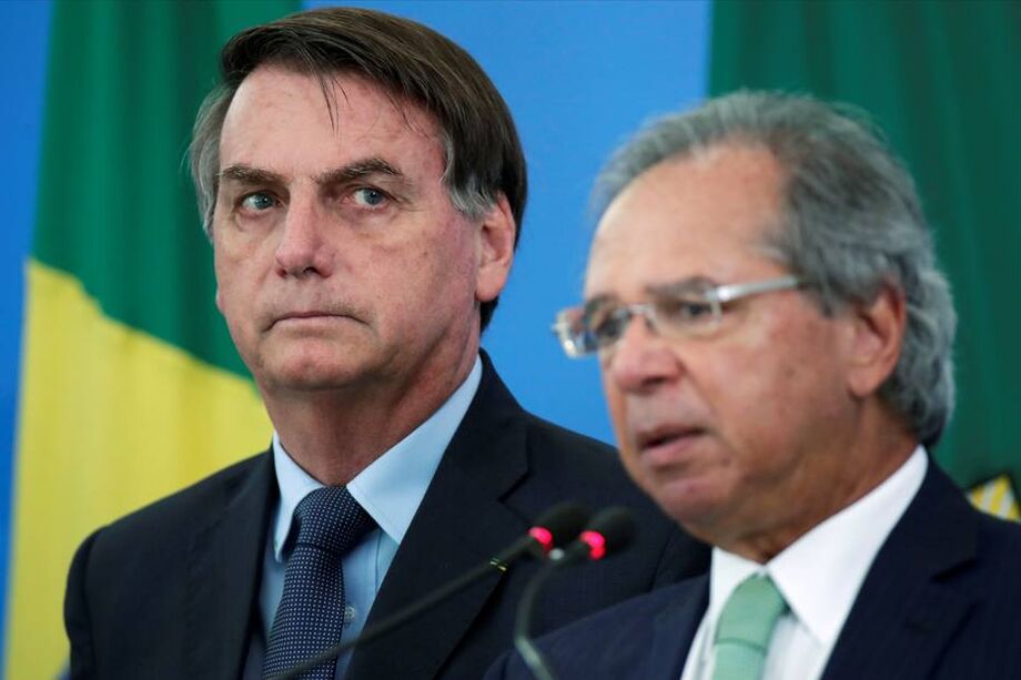 Jair Bolsonaro e Paulo Guedes