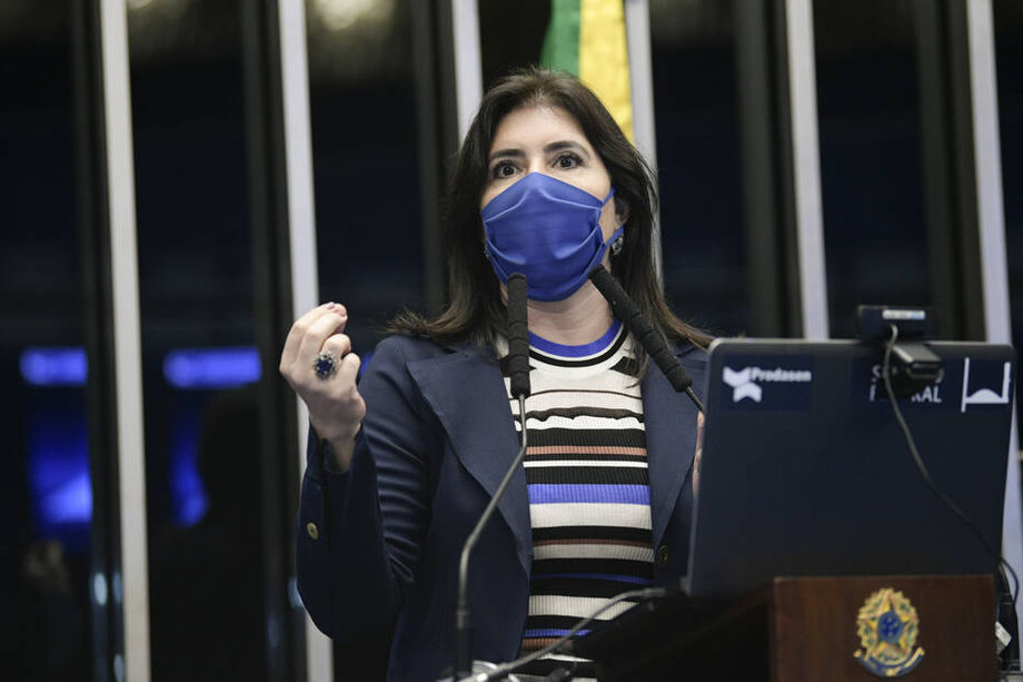 Simone Tebet, presidente da Comissão de Constituição e Justiça do Senado