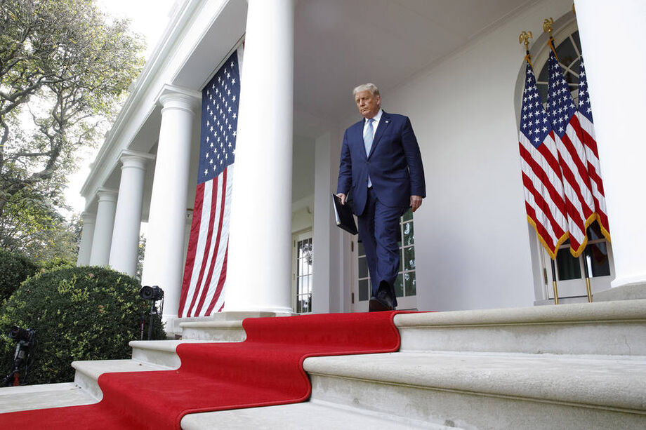 Donald Trump está com covid-19