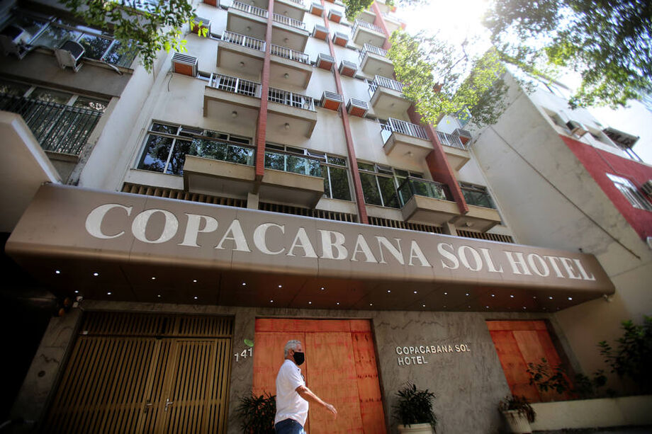 Hotéis foram duramente afetados e muitos não conseguiram manter as portas abertas