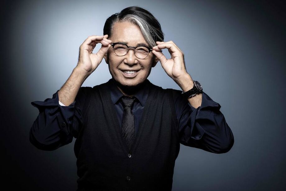 O estilista Kenzo Takada