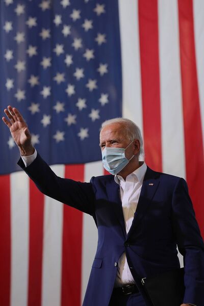 O candidato democrata à presidência dos Estados Unidos, Joe Biden