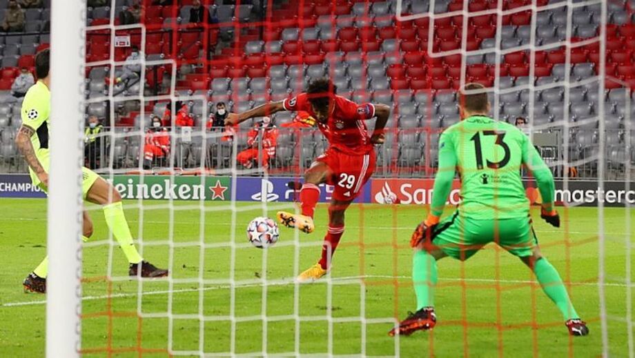Coman abre o placar na goleada do Bayern de Munique sobre o Atlético de Madrid