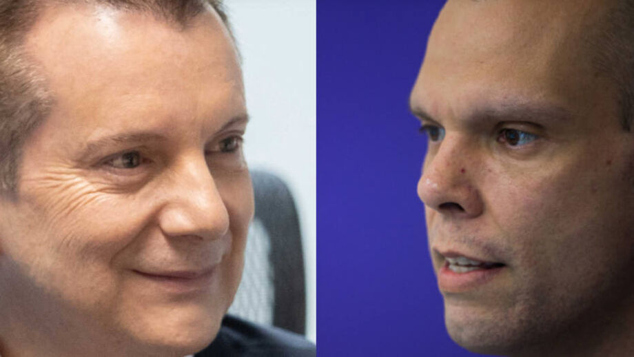 Os candidatos à Prefeitura de São Paulo, Celso Russomanno e Bruno Covas