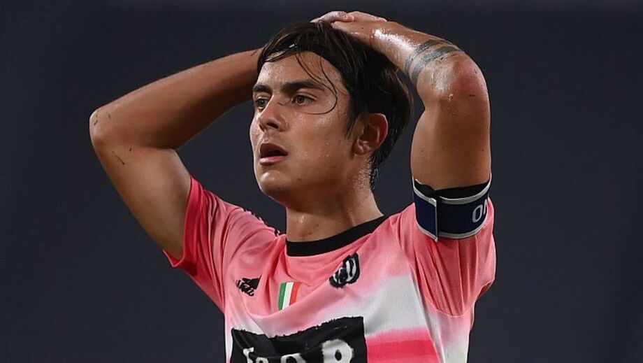 Reação de Paulo Dybala no empate da Juventus diante do Verona