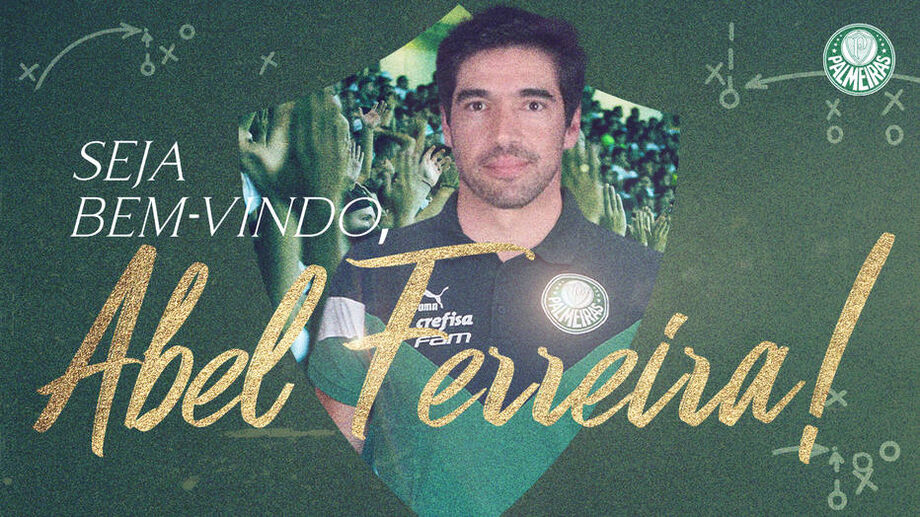 Novo técnico do Palmeiras, o português Abel Ferreira