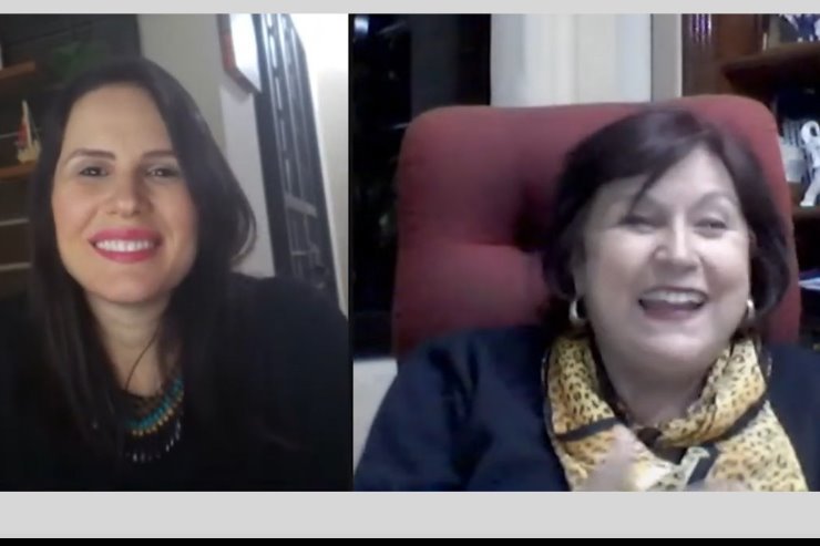 Psicóloga e empresária Angela Marini é entrevistada pela TV ALEMS