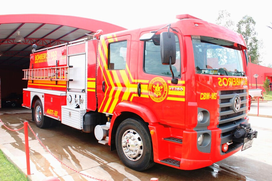 Com mais de 40% já executada, obra do quartel do 8 º Grupamento de Bombeiros de Bonito