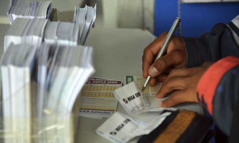 As apostas na Mega-Sena podem ser feitas até as 19h (horário de Brasília) do dia do sorteio